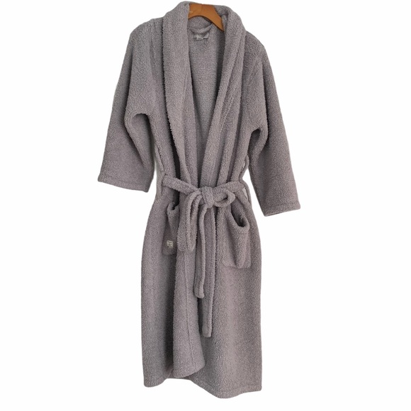 Barefoot Dreams CozyChic Robe Gray Size 1 - Picture 3 of 14